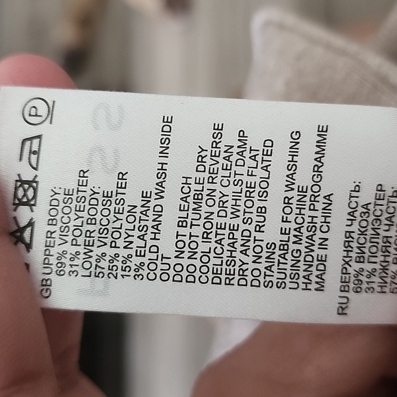 Reiss Claudine Draped stretch-jersey bodycon dress Size Small in Neutral - Picture 10 of 10